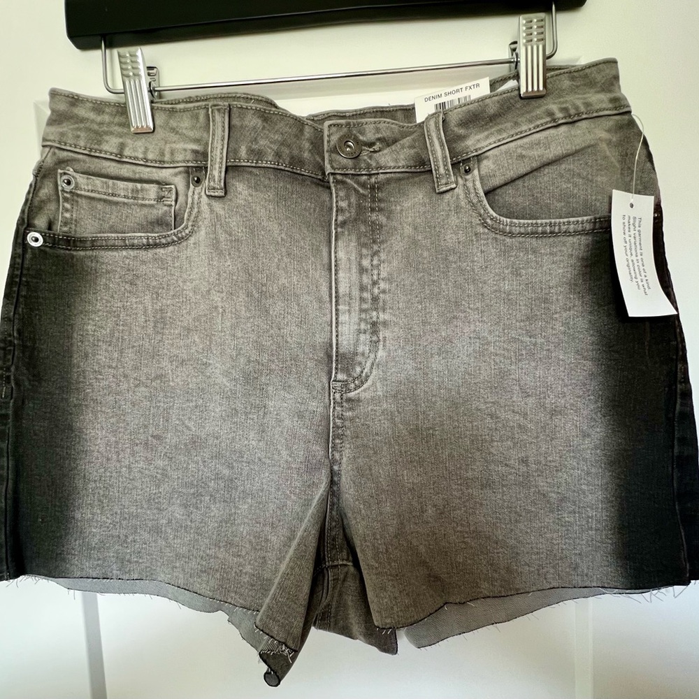 Gray Denim Women's Shorts
